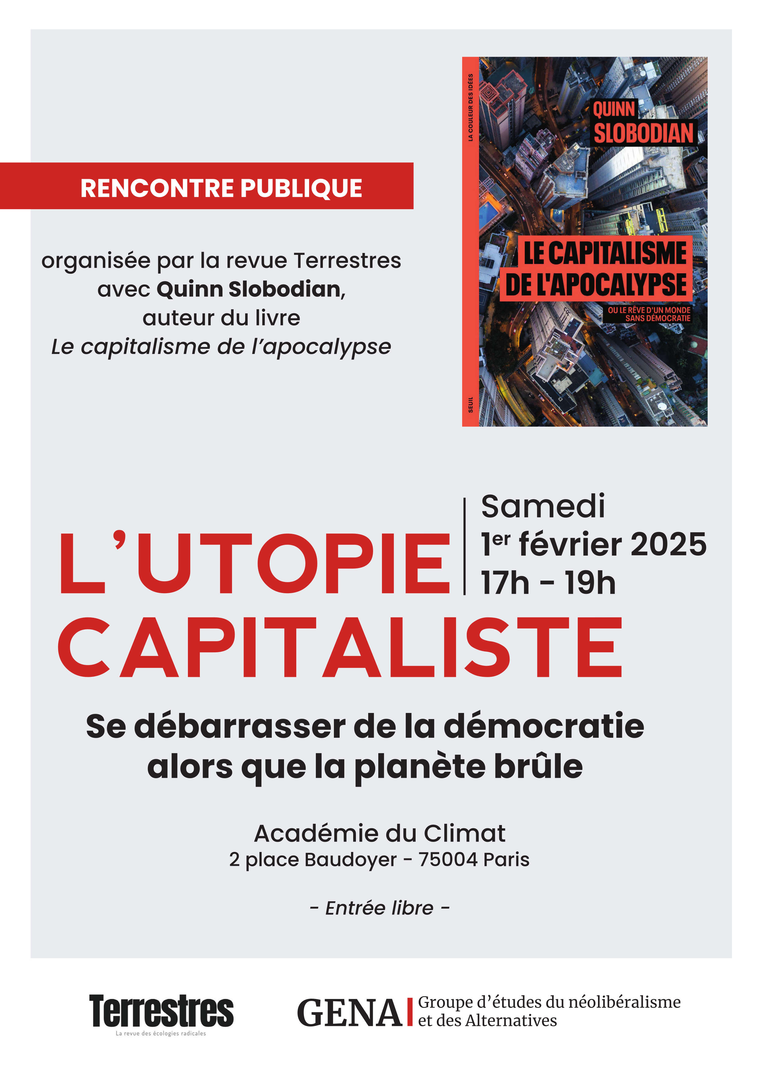 Quinn Slobodian - Académie du Climat