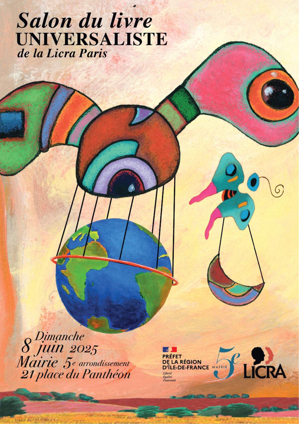 Roger Fajnzylberg, Mikhaël Allouche et Ana Waalder - Salon du livre LICRA 