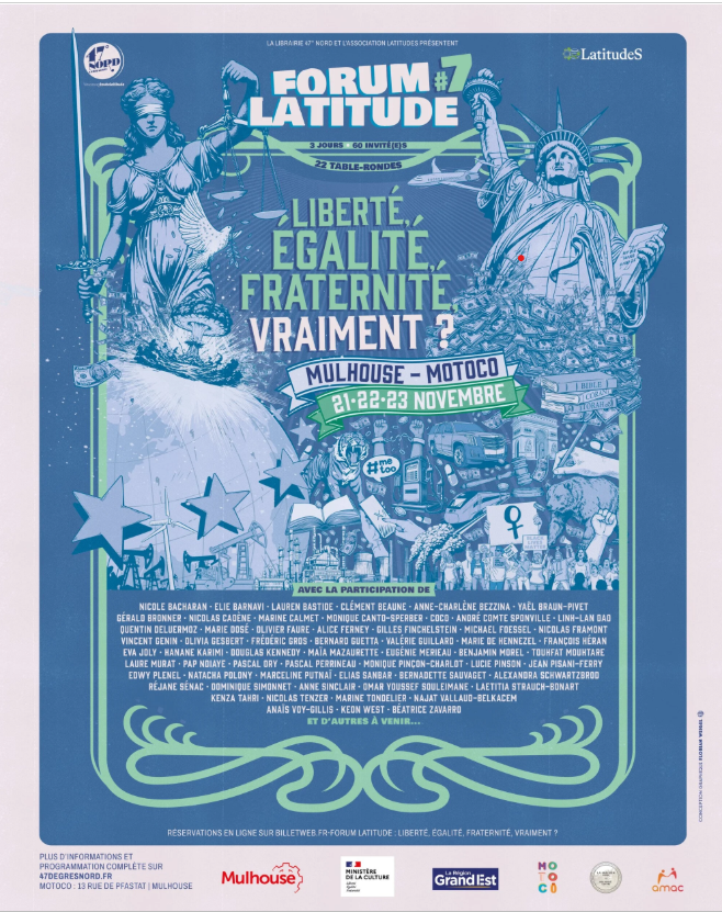 Festival "Forum Latitude" (Mulhouse) : François Héran, Elias Sanbar et Lucas Chancel
