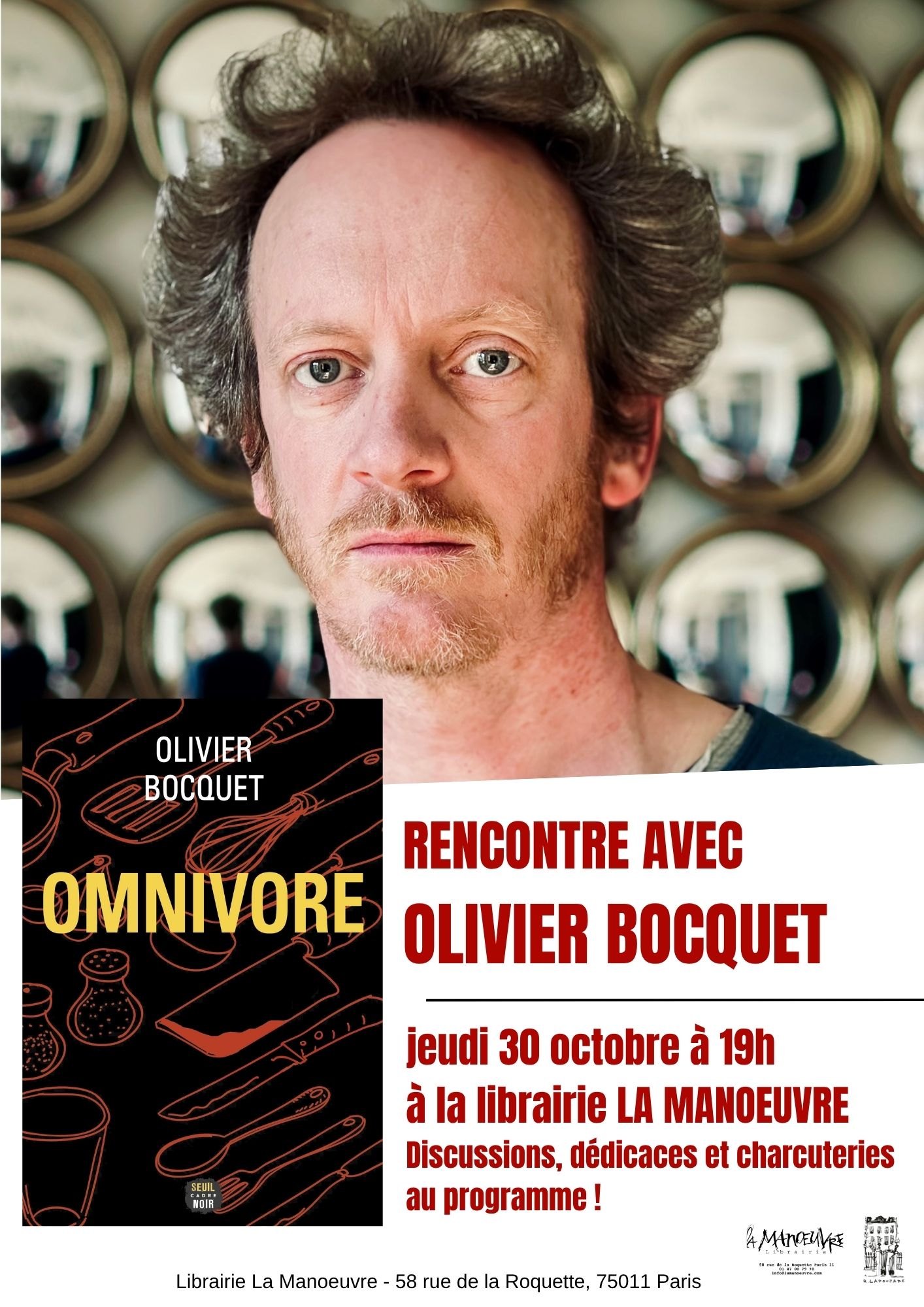Olivier Bocquet - Librairie La Manoeuvre - Paris 11