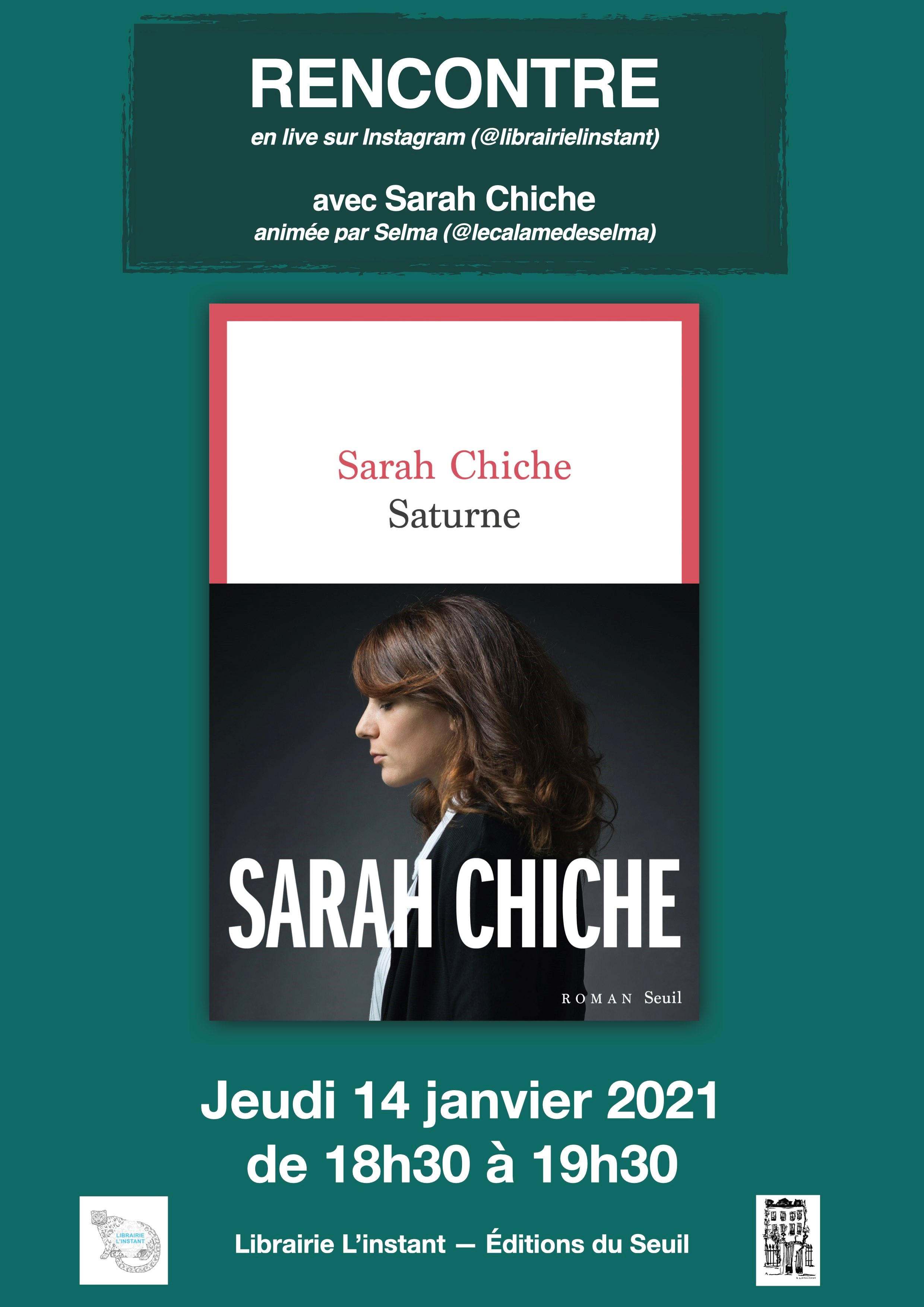 Rencontre avec Sarah Chiche