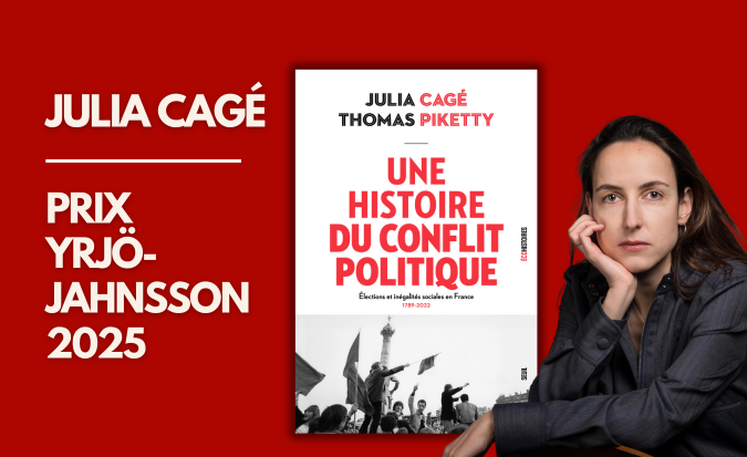 Julia Cagé lauréate du prix Yrjö-Jahnsson